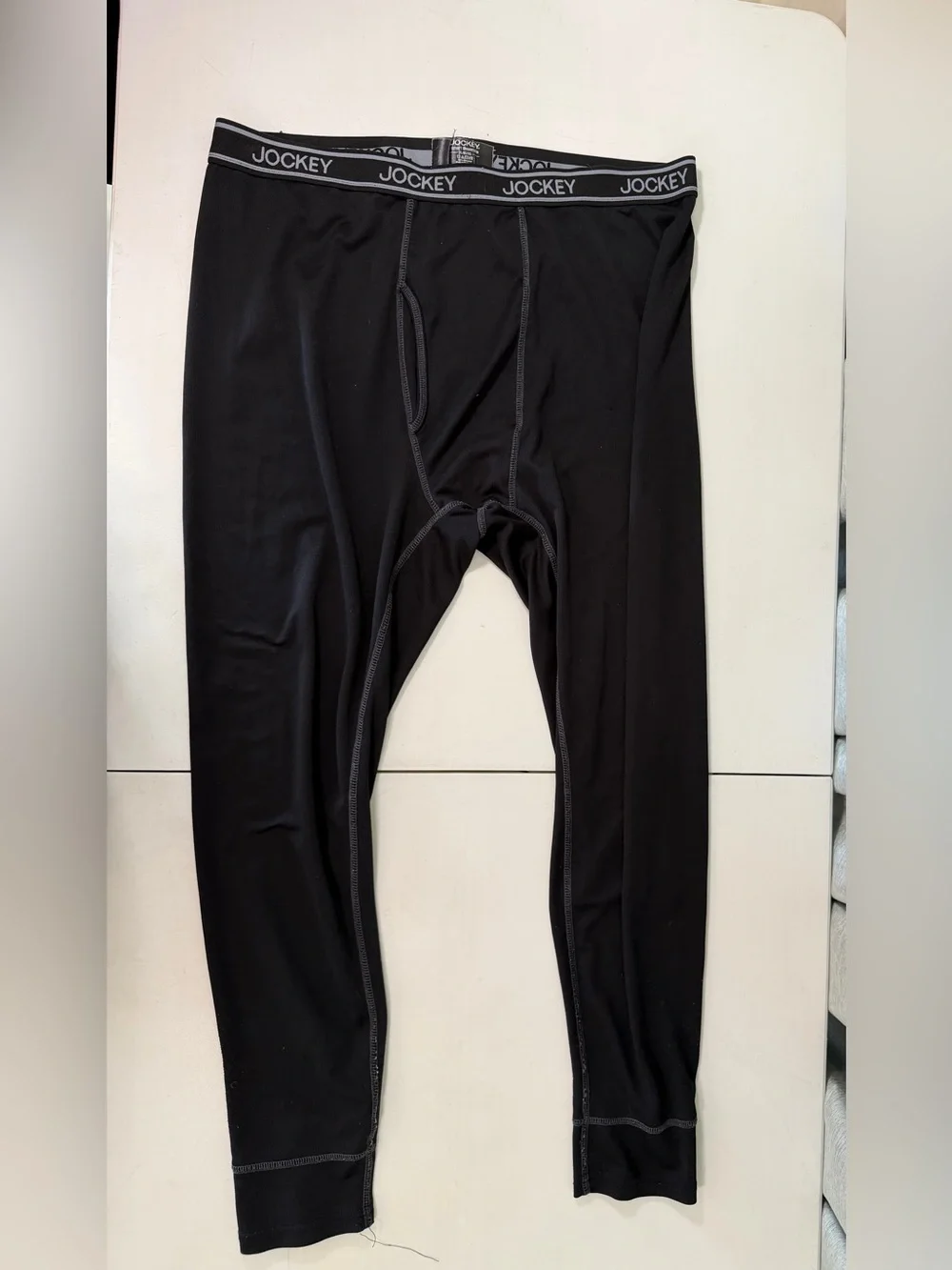 Jockey Pants Mens Large Smart Thermal Long Johns Black Size: large